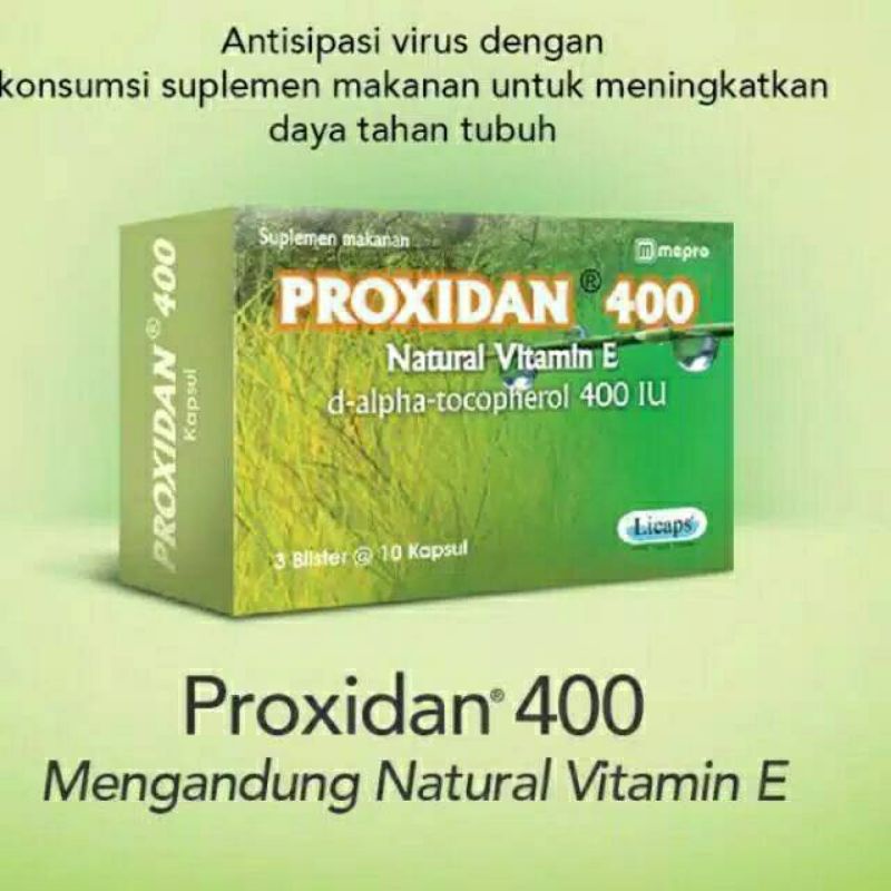 Proxidan 400 IU >> Vitamin E 400 IU