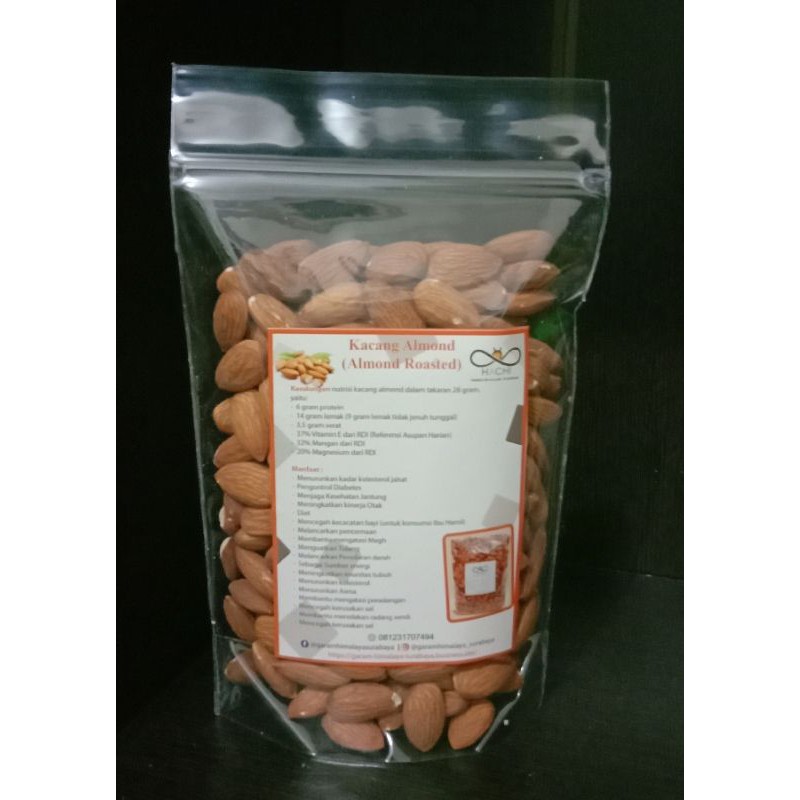 

Kacang Almond Panggang 250 gr