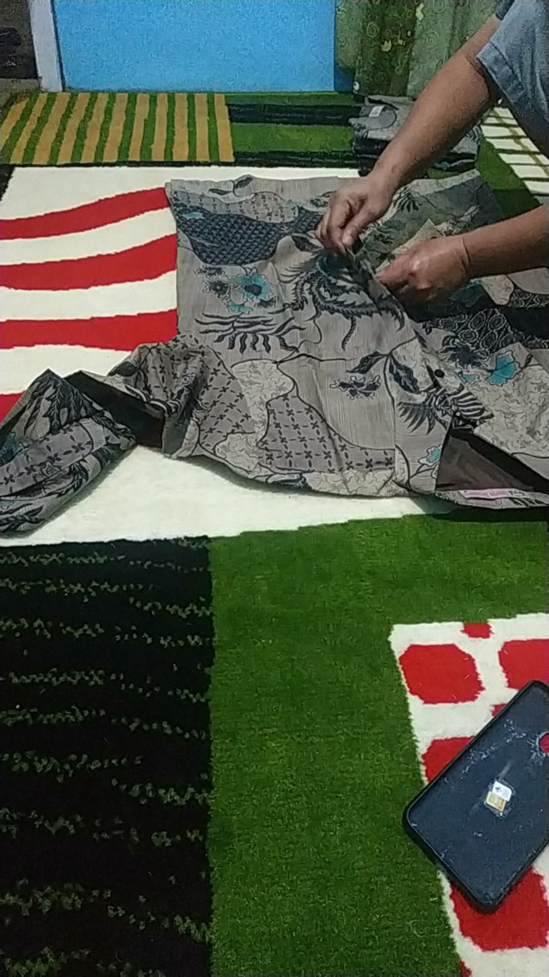 Kemeja Batik Couple | Kemeja Batik Premium | Atasan Batik Couple Ruflle | Kemeja Batik Exclusive