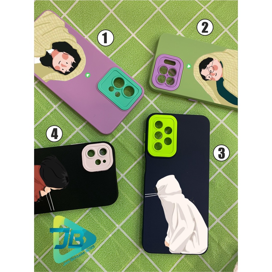 SOFTCASE NALLE SILIKON 2IN1 CAMERA PROTECTION COUPLE ART OPPO VIVO SAMSUNG REALME XIAOMI IPHONE FOR ALL TYPE JB5714
