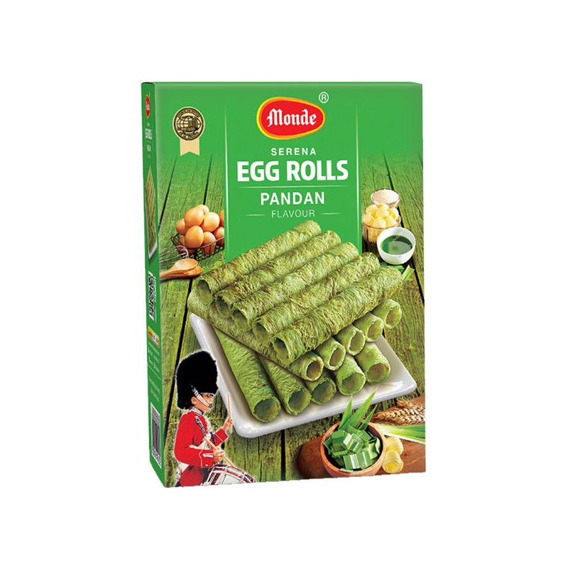 

Monde Cookies Serena Egg Roll Pandan 70G