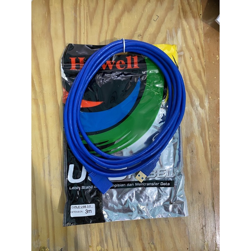 Kabel USB 3.0 Extension 3M - USB Extender Perpanjangan 3 Meter Howell