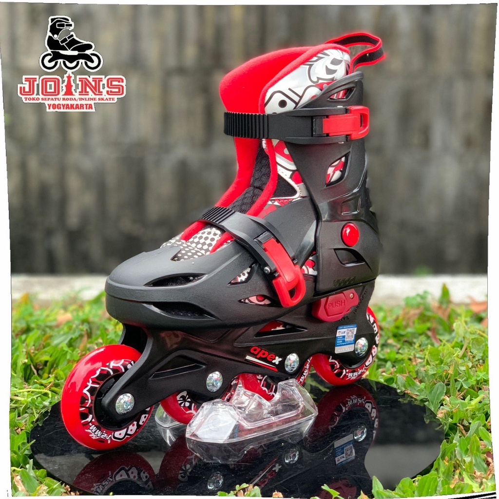 Sepatu Roda Inline Skate Flying Eagle Apex Black Red