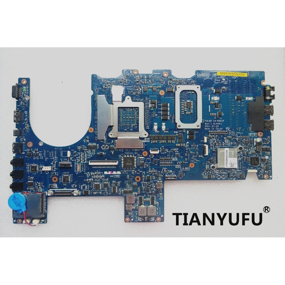Motherboard For Dell Alienware M14x R1 Motherboard P18g La 6801p Cn 0knf1t 0knf1t Knf1t Gt555m Gpu Shopee Indonesia
