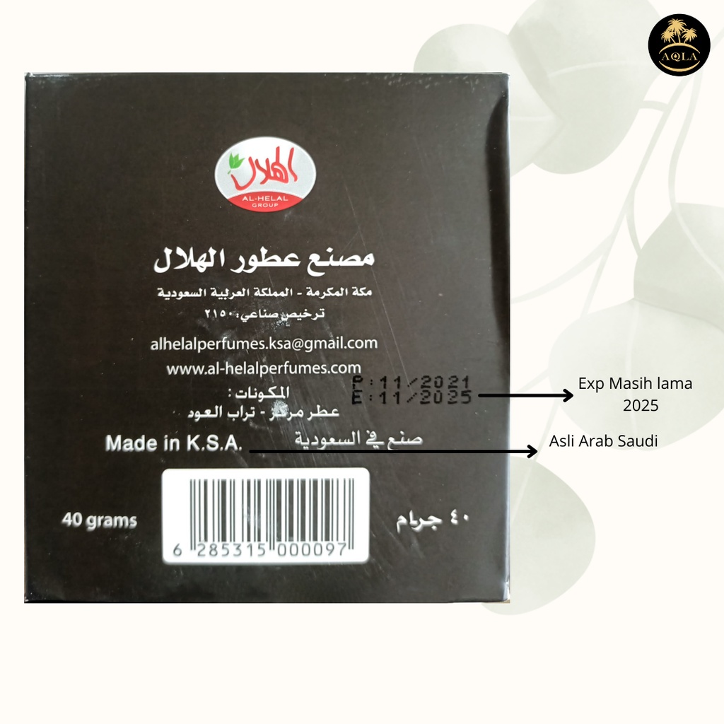 Bakhoor ASHEK AL OUD ALMAS / Bukhour Bukhur Premium Impor Saudi asli 100%