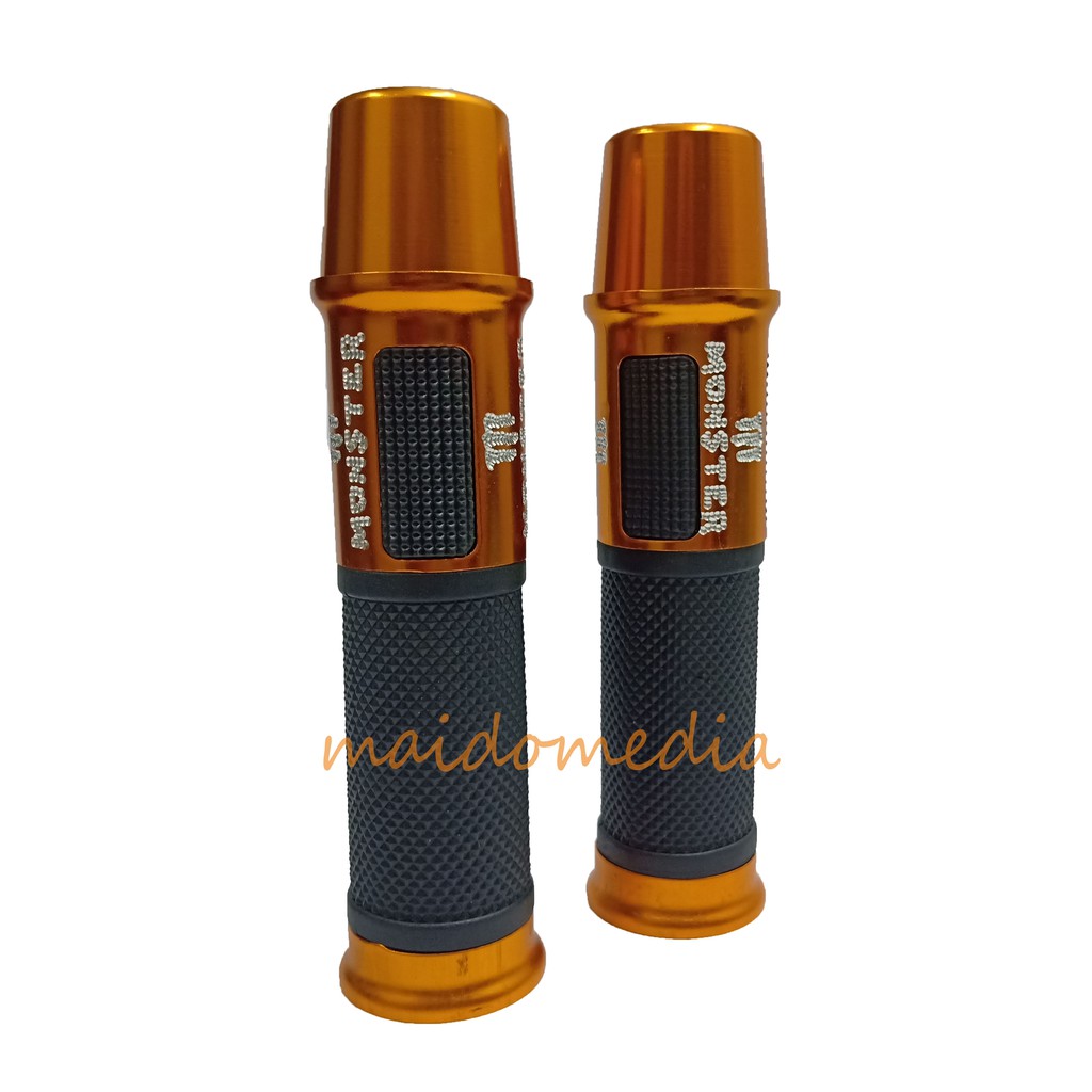 Handgrip Jalu Stang / Grip Stang Motor Monster Jalu Panjang Warna Gold