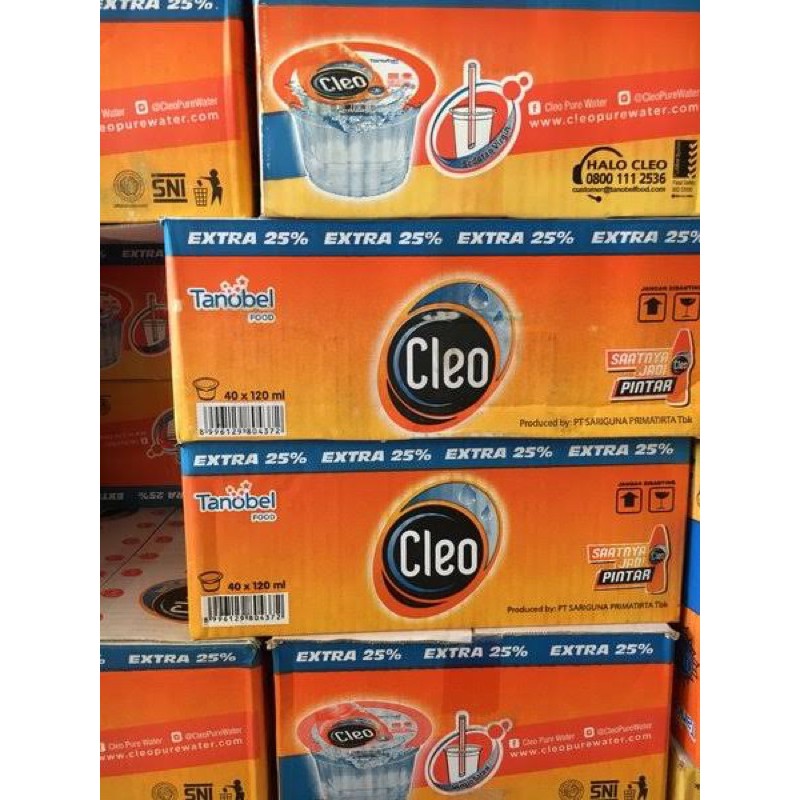 

Cleo Gelas 40x120ml per dus [ KHUSUS GOSEND GRAB SAJA ]