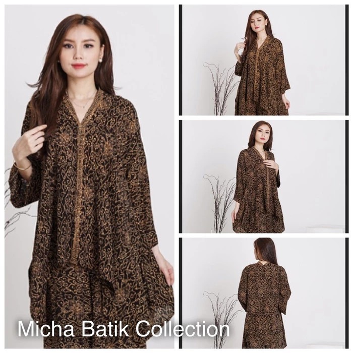 

Blouse kotak batik paris cap