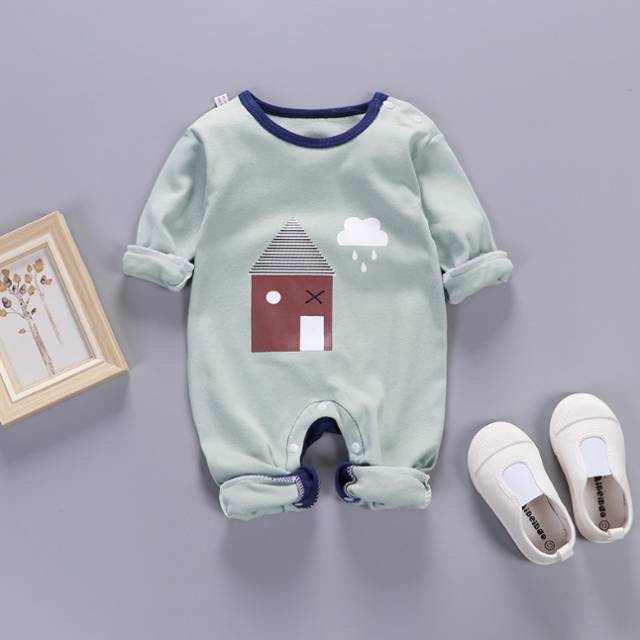 Baju romper jumpsuit anak bayi newborn cewek cowok impor murah lucu