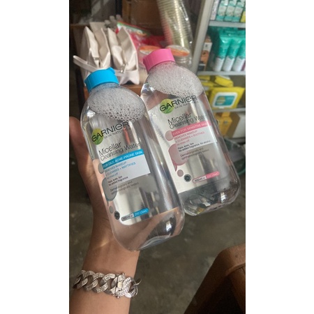 [bk]  isi 400 ML besar jumbo - garnier micellar water 400 ml jumbo kemasan besar - garnier micellar water pink 400 ML - garnier micellar water biru 400 ML