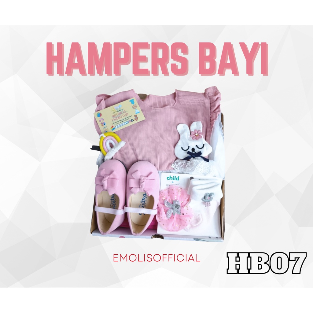 HB07 Hampers Bayi Newborn Baby Gift Emolis Kado Bayi Lahiran Unisex / Boy / Girl Perlengkapan Bayi Murah