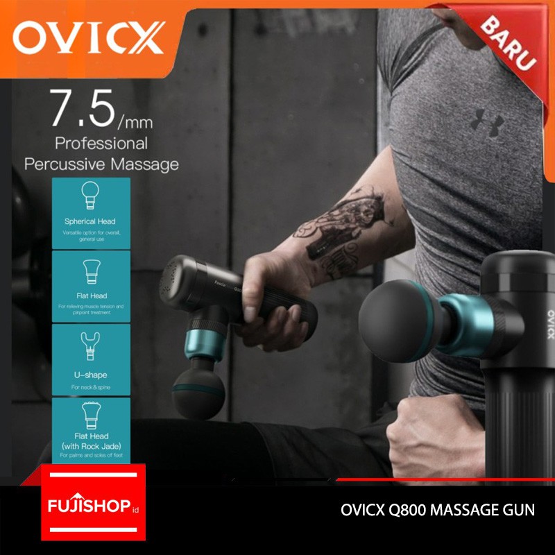 Ovicx Q800 Massage Gun Massage Machine Relaxation Pistol Pijat