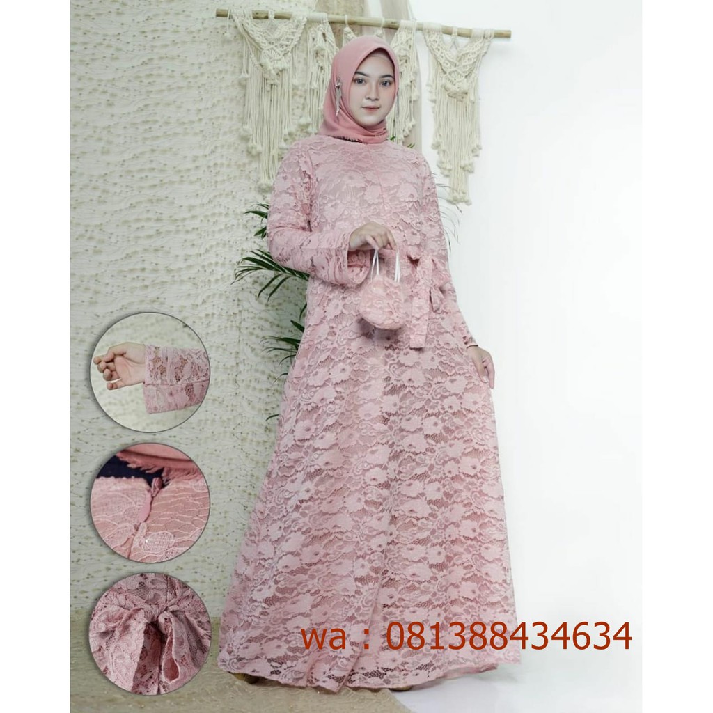 Gamis Muslim/GAMIS SYARI/GAMIS BROKAT/GAMIS TERBARU/DREES MUSLIM/GAMIS PESTA/GAMIS PANJANG/GAMISLONG