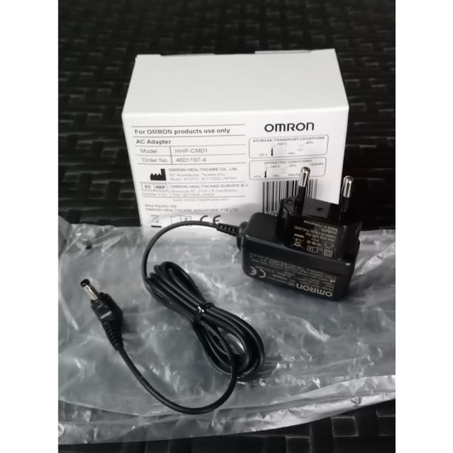 PAKET TENSIMETER DIGITAL OMRON HEM 8712 DAN ADAPTOR / AC ADAPTER ORIGINAL OMRON HHP-CM01