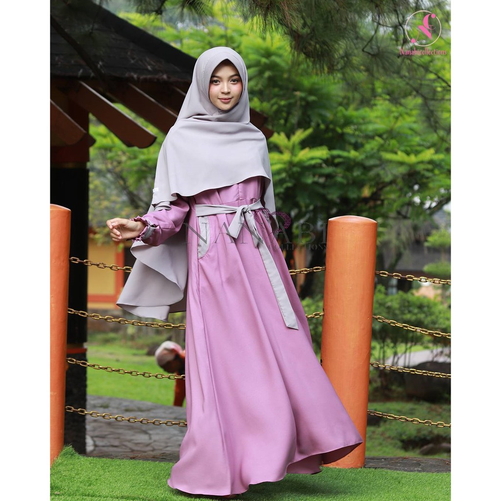 set khadijah lilac silver by nanabicollections | nanabi collections | nanabi collection