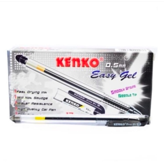 

FAMILY TOYS - Pena Kenko Easy Gel / Pulpen Kenko Hitam