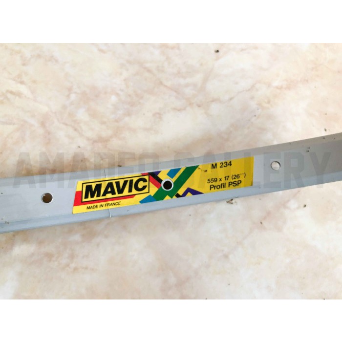 RIMS 26 32H SILVER RIMS MAVIC M234 ETRTO 559 X 17 MADE IN FRANCE ALLOY