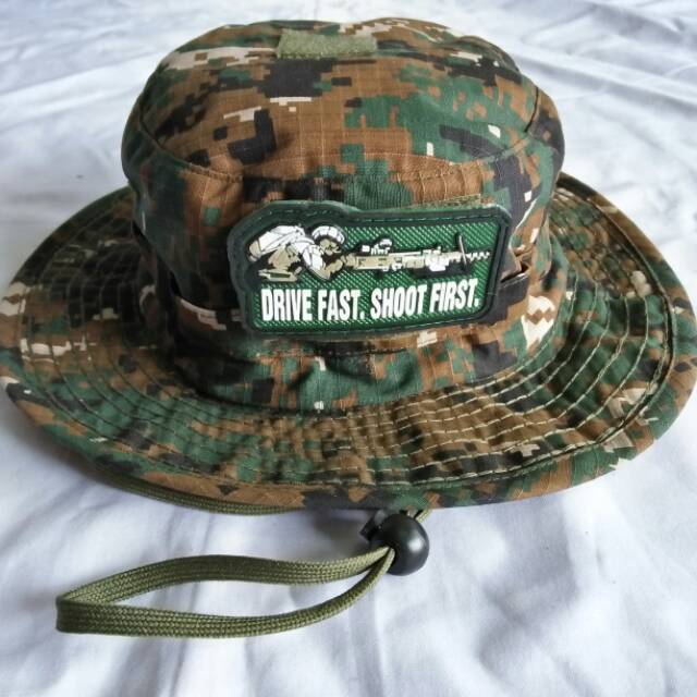 Jungle hat/topi rimba/topi lapangan tactical loreng digital gurun/desert, marpat