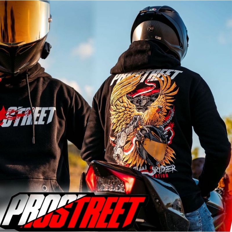 HOODIE prostreet Original Indonesia Rider - Indonesian Rider size L Spesial Edition