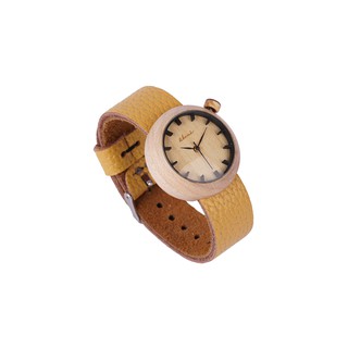  Eboni  Jam  Kayu  Maple 2 0s Mini Mustard Shopee Indonesia