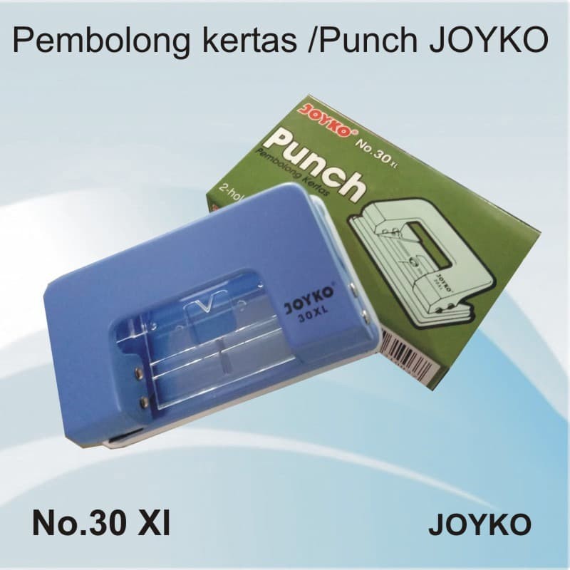 

Pembolong kertas / Punch JOYKO No.30xl mata pembolongnya tajam dan kuat