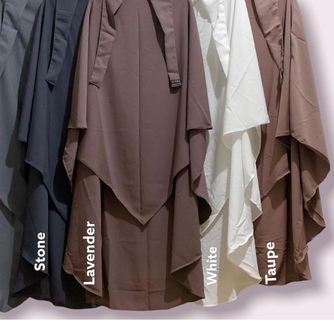 ➽ Lulla french khimar JUMBO bahan wolfis ☃