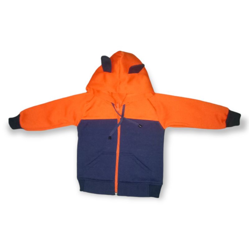 Jaket Bayi Newborn Karakter Kelinci-Orange-birdong