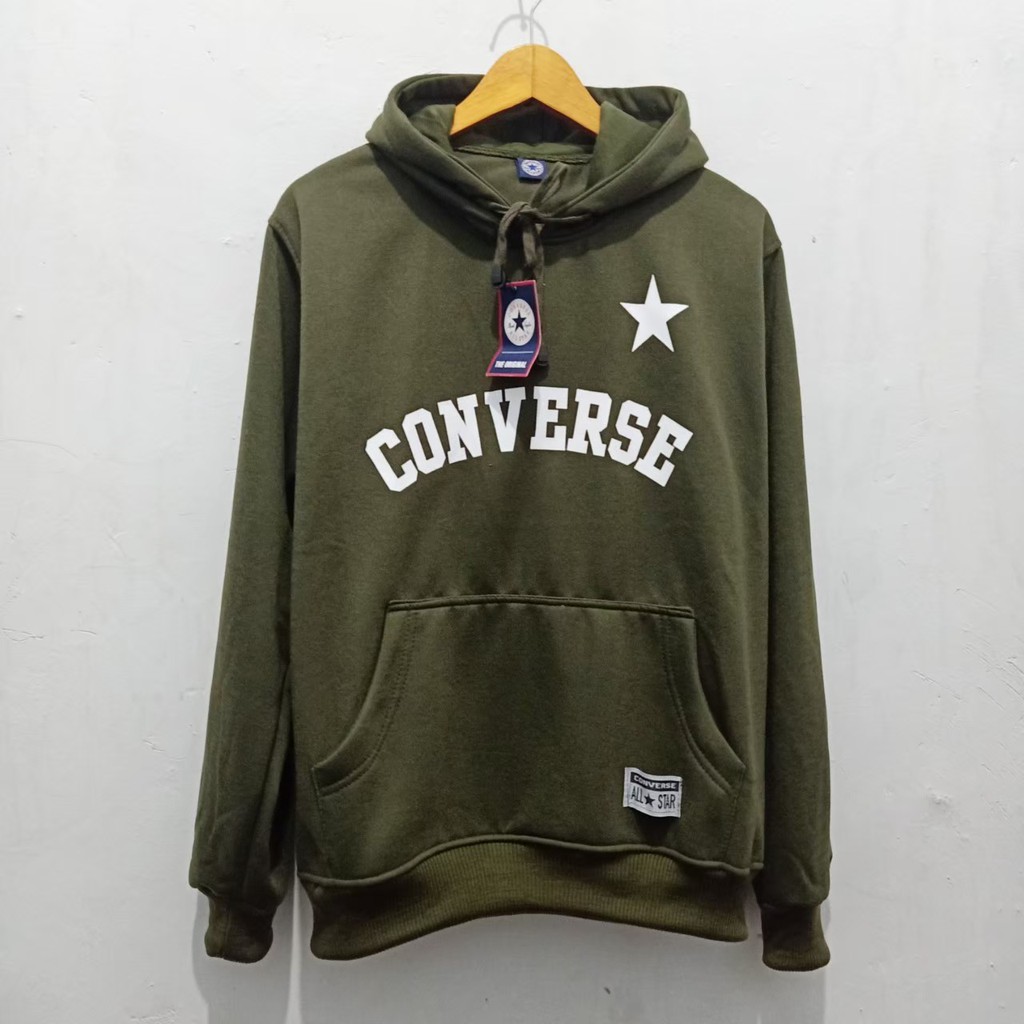 JD- SWEATER HOODIE PRIA DAN WANITA PREMIUM / SWEATER HOODIE CONVERSE TERBARU MURAH NYAMAN DAN TEBAL