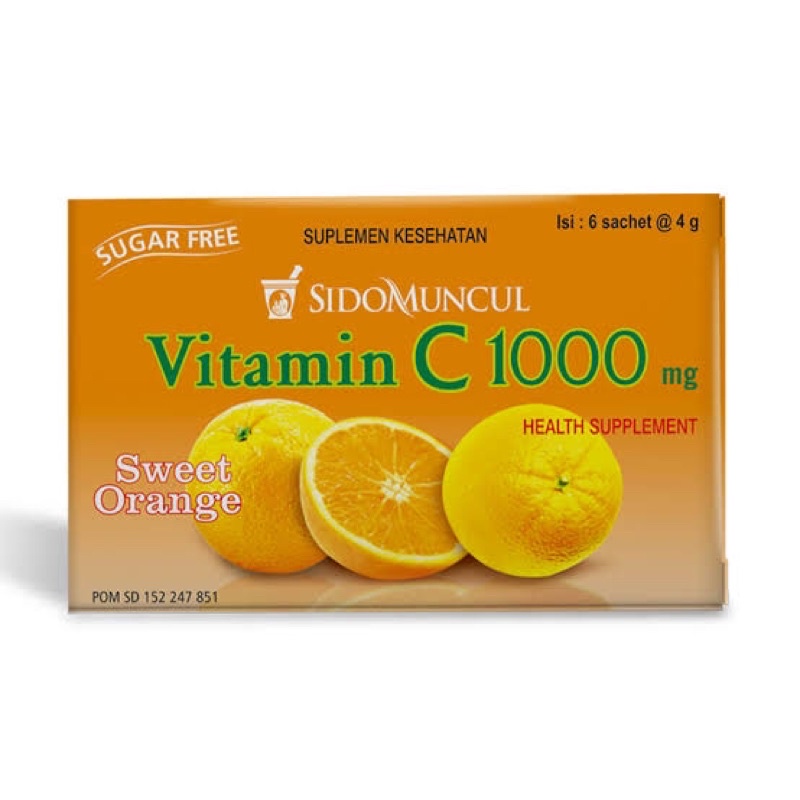 SIDOMUNCUL VITAMIN C 1000 MG 6 SACHET