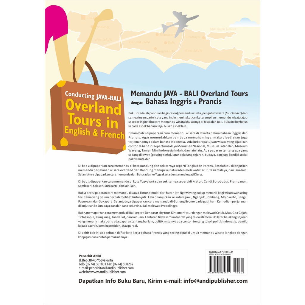 Buku Conducting Java Bali Overland Tours In English French Bahasa Inggris Perancis Shopee Indonesia