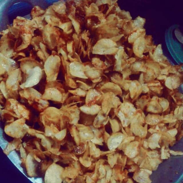 

keripik jadul pedas manis