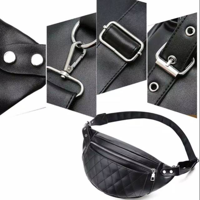 Tas pinggang kulit wanita waitsbag tas kulit tas selempang