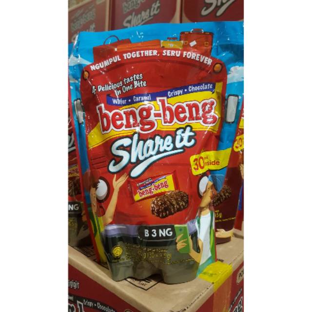 

beng beng share it festive mt 285gr/beng beng isi 30pcs