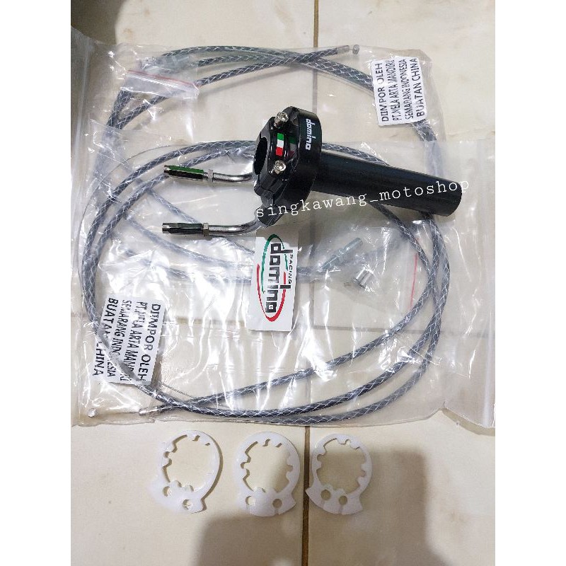 PAKET MURAH Gas Spontan Domino SATRIA VIXION NINJA SONIC RXKING PCX Nmax Aerox ADV DAN UNIVERSAL