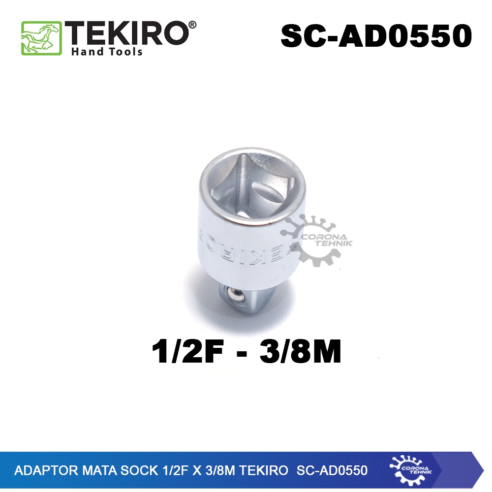 Tekiro SC-AD0550 - Adaptor Mata Sock 1/2F x 3/8M