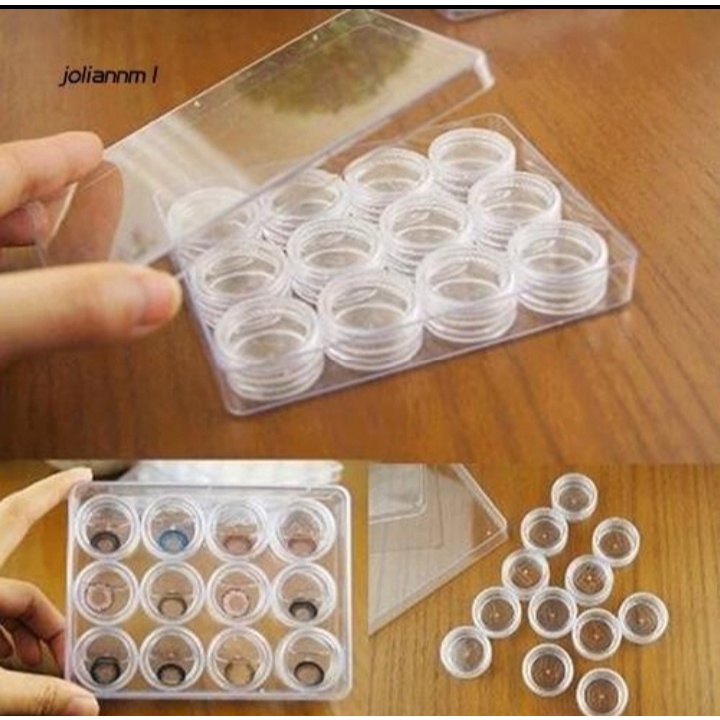 LANCASE SOFTLENS TEMPAT KOTAK SIMPAN SOFTLENS 12 SEKAT