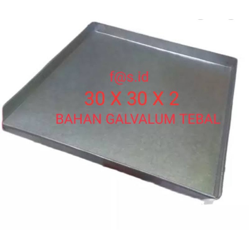 LOYANG KUE KERING 30 X 30 / LOYANG KUE KERING 30 X 30 X 2 GALVALUM TEBAL