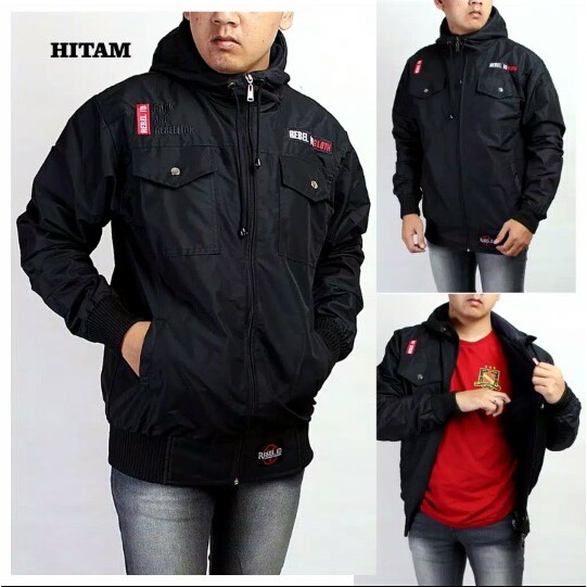 Jaket Parka Parasut Pria