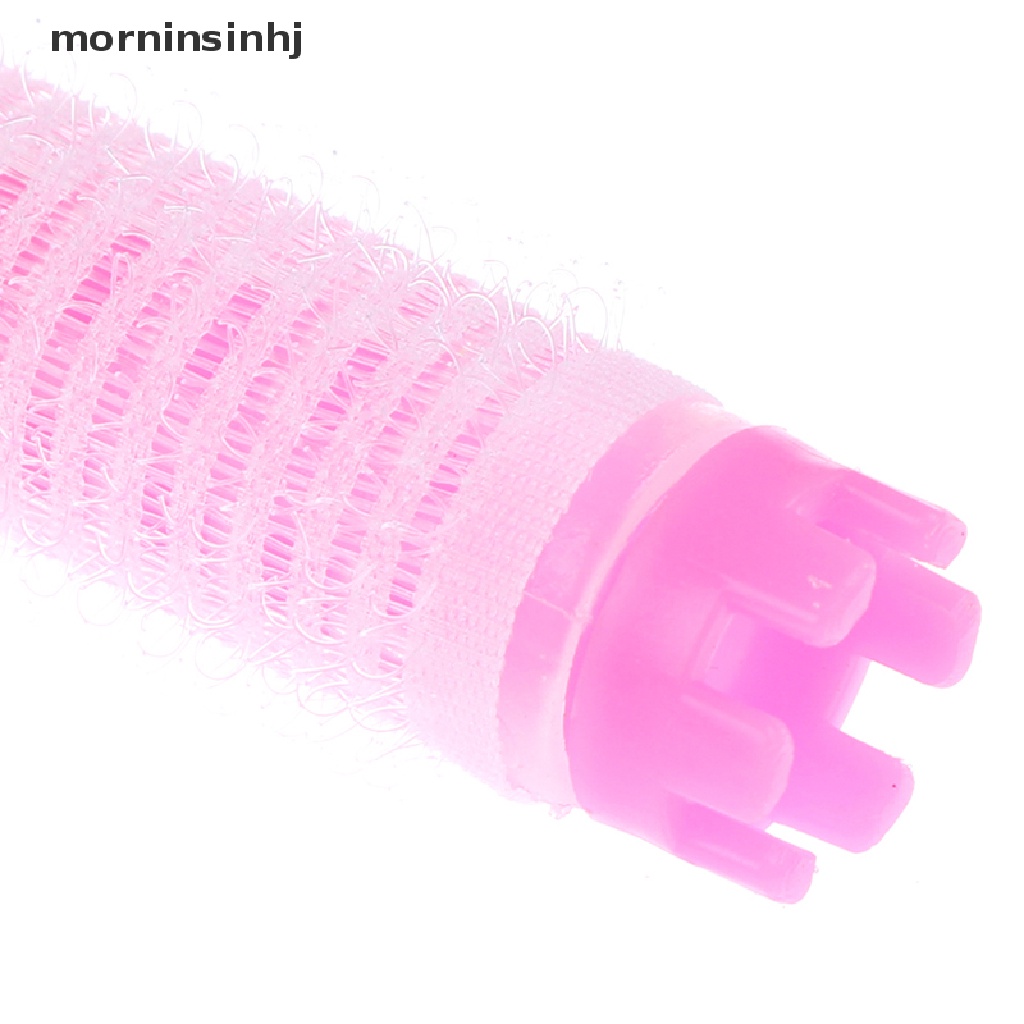 Mornin 10pcs Rol Pengeriting Rambut Bahan Plastik