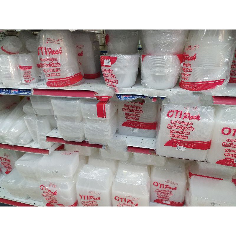 Thinwall Wadah Plastik Dessert Box 25pcs