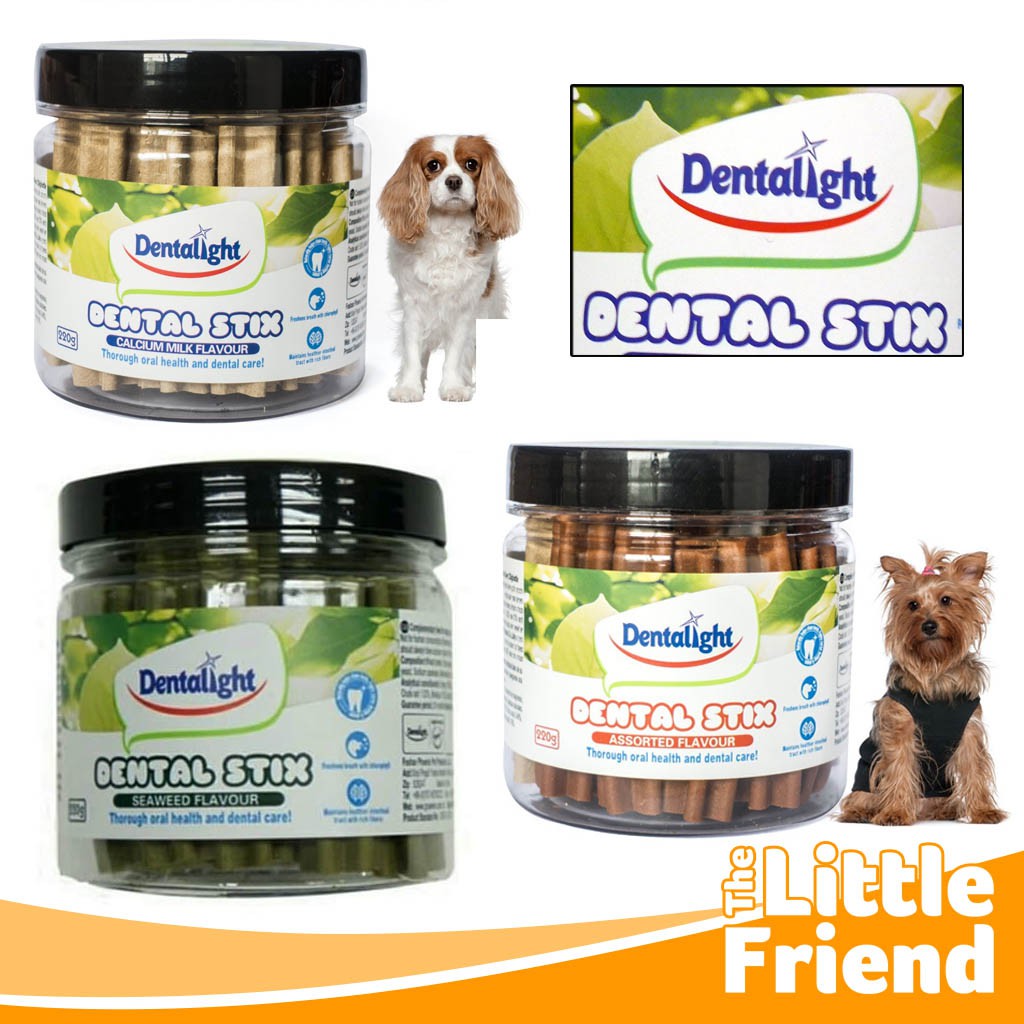 Snack/Denta Penghilang Bau Mulut dan Gigi Anjing Dental Stix Dentalight Pembersih Gigi Anjing