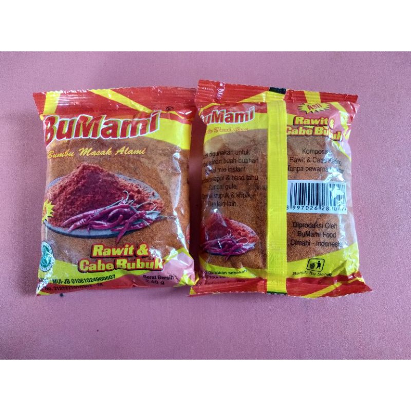 

BU MAMI BUMBU MASAK ALAMI CABE RAWIT & CABE BUBUK