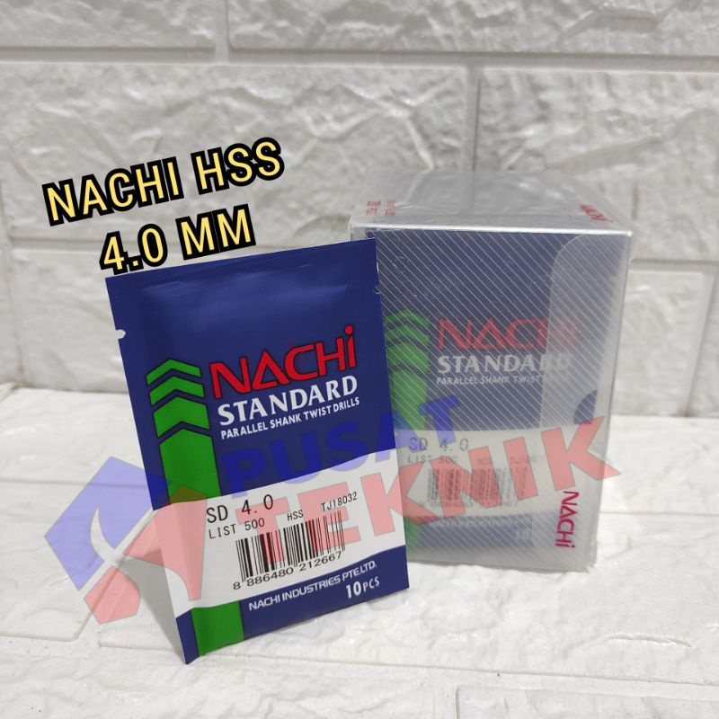 Mata Bor Besi Nachi Hss 4.0 Mm - Nachi 4 Mm