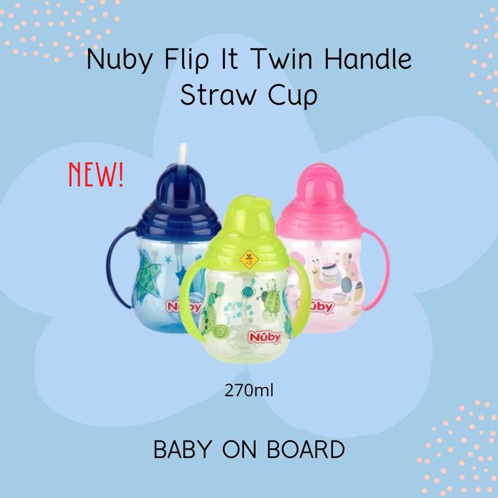 Nuby Flip It Twin Handle 270ml