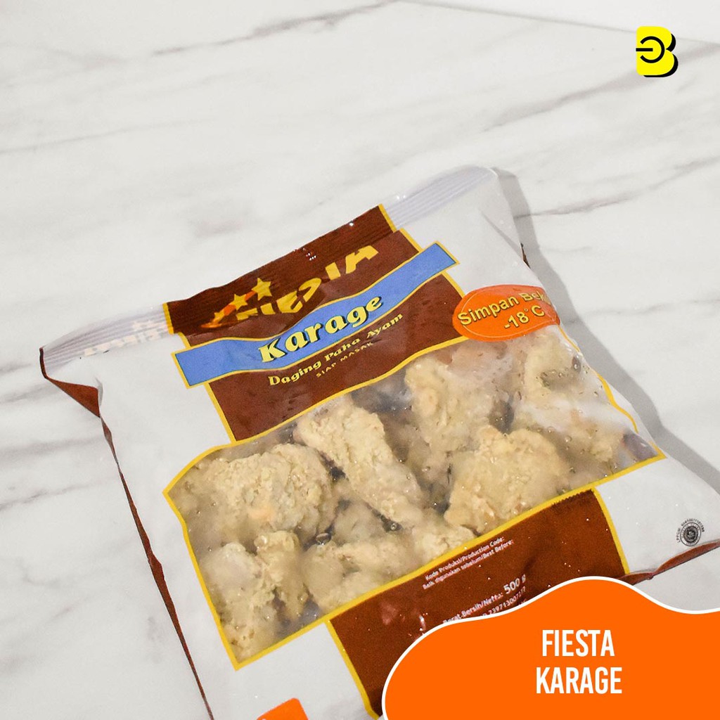 

FROZEN FOOD FIESTA KARAGE 500 Gram BELIDIKITA | DAGING PAHA AYAM OLAHAN FIESTA