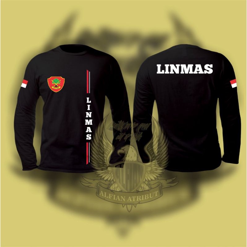 KAOS LINMAS / kaos atasan linmas lengan panjang