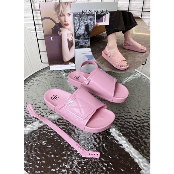GJAZ TAWANA SANDAL TWO IN ONE BY MELISA IMPORT-Pink