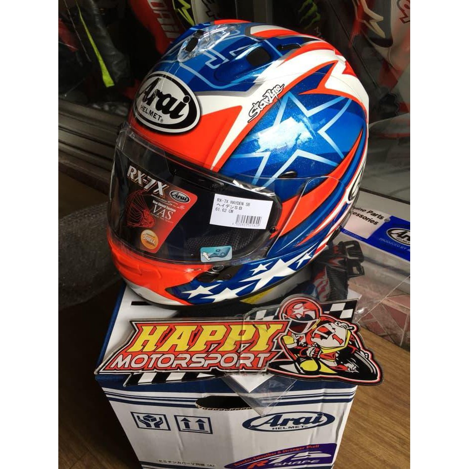 HELM ARAI HAYDEN SB RX7X ORIGINAL JAPAN EUROFIT SIZE XL