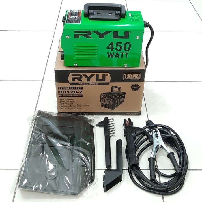 Termurah - Mesin Las RYU Inverter MMA 120 IGBT 450 watt / Mesin las / Mesin trafo las / welding