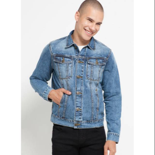 𝐄𝐌𝐁𝐀 JAKET DENIM EMBA JEANS ORIGINAL ART TRUCKER